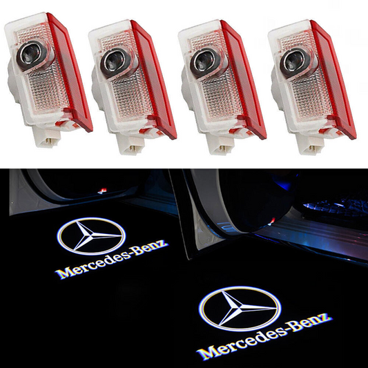 For Mercedes-Benz Laser Door Logo Lights Ghost Shadow Projector Car Courtesy Welcome Light