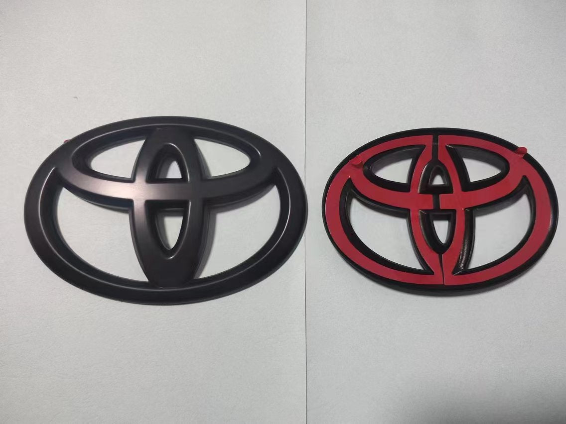 Overlay ! New 2014-2024 Toyota 4Runner Trd Off Road Matte Black Out Emblem Kit