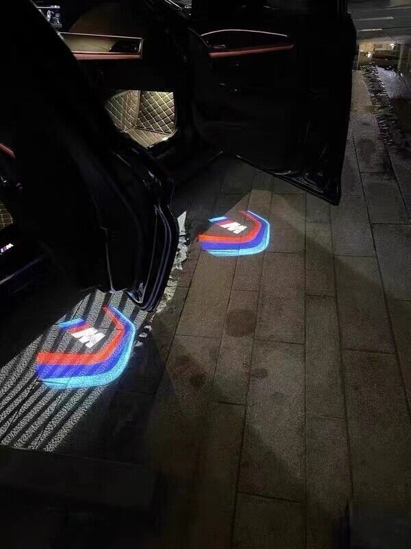 For BMW Laser Door Logo Lights Ghost Shadow Projector Car Courtesy Welcome Light