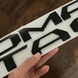 Tacoma Tailgate raised letter for Tacoma 2016-2023