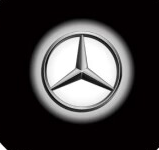 For Mercedes-Benz Laser Door Logo Lights Ghost Shadow Projector Car Courtesy Welcome Light
