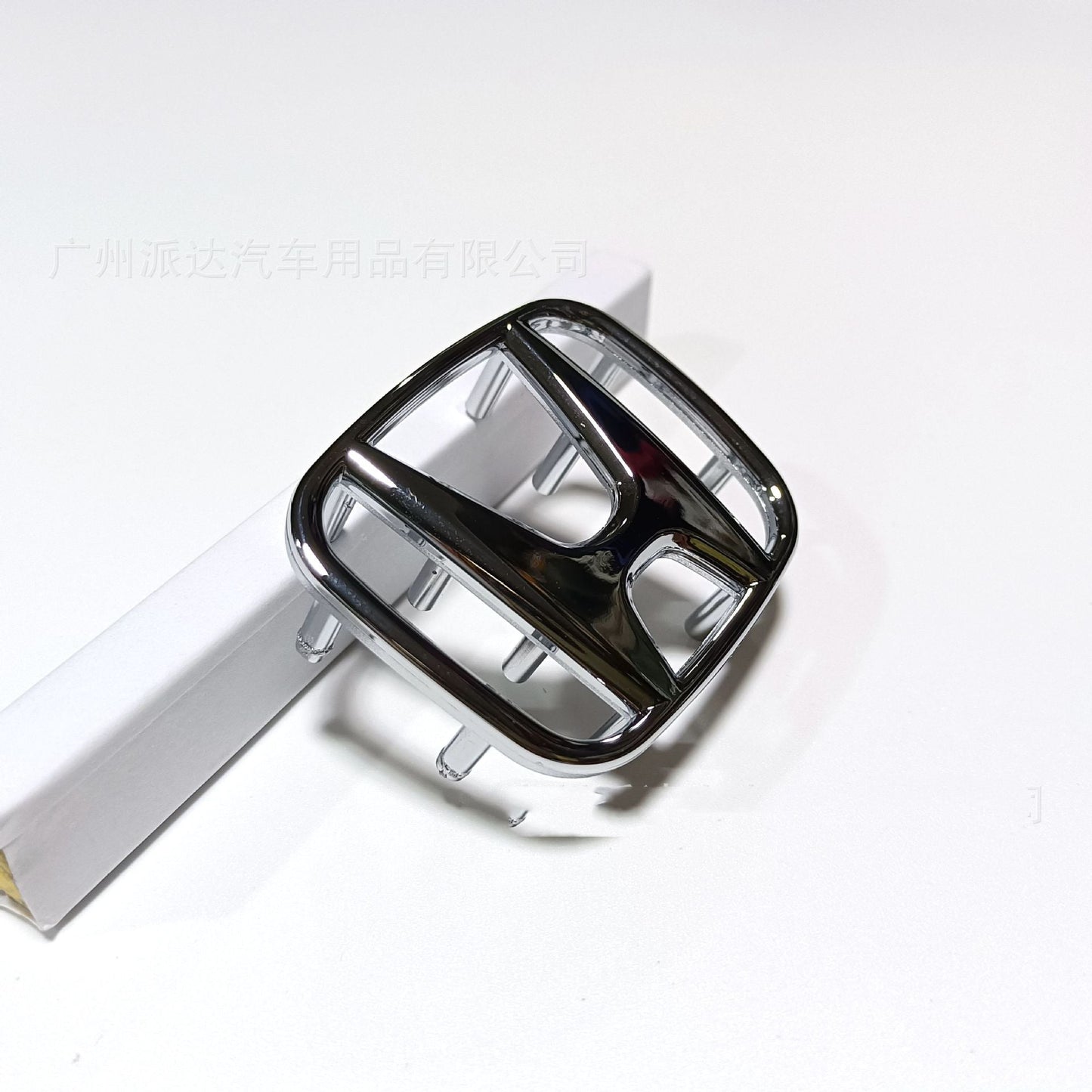 Honda Steering Wheel Emblem 50*40mm For Accord JDM LOGO Badge Nameplate Silver Chrome