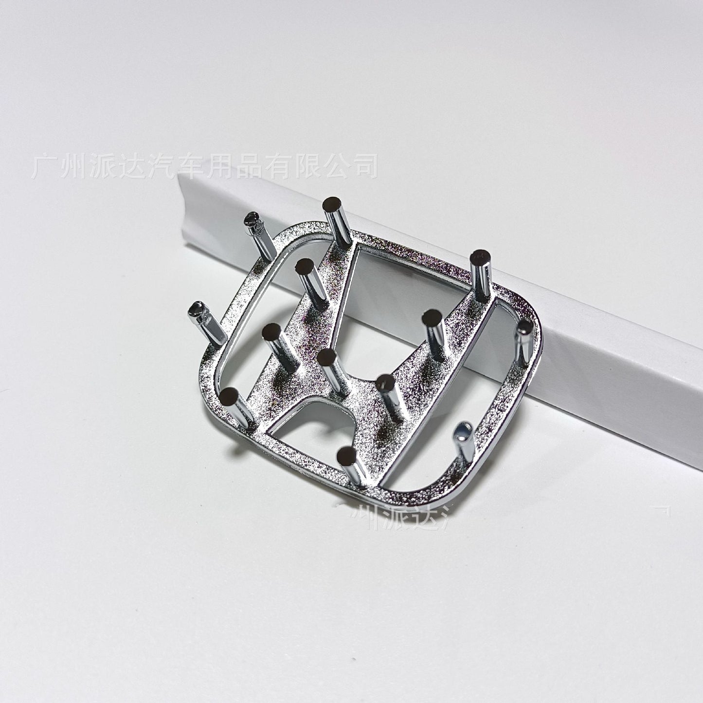 Honda Steering Wheel Emblem 50*40mm For Accord JDM LOGO Badge Nameplate Silver Chrome