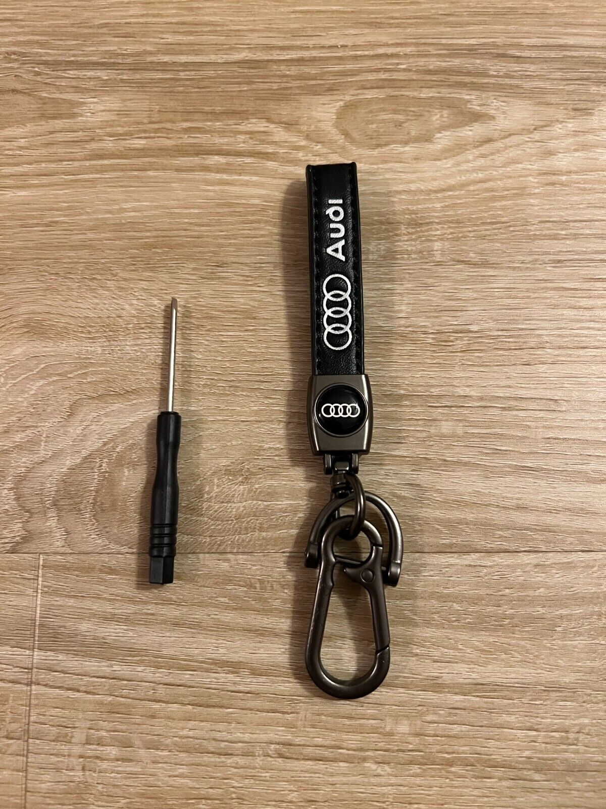 Keychain for Audi Genuine Leather Made