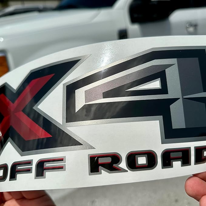 Ford 2PCS 2015-19 F150 FX4 Off Road Decals Stickers Truck Bed Side 4WD