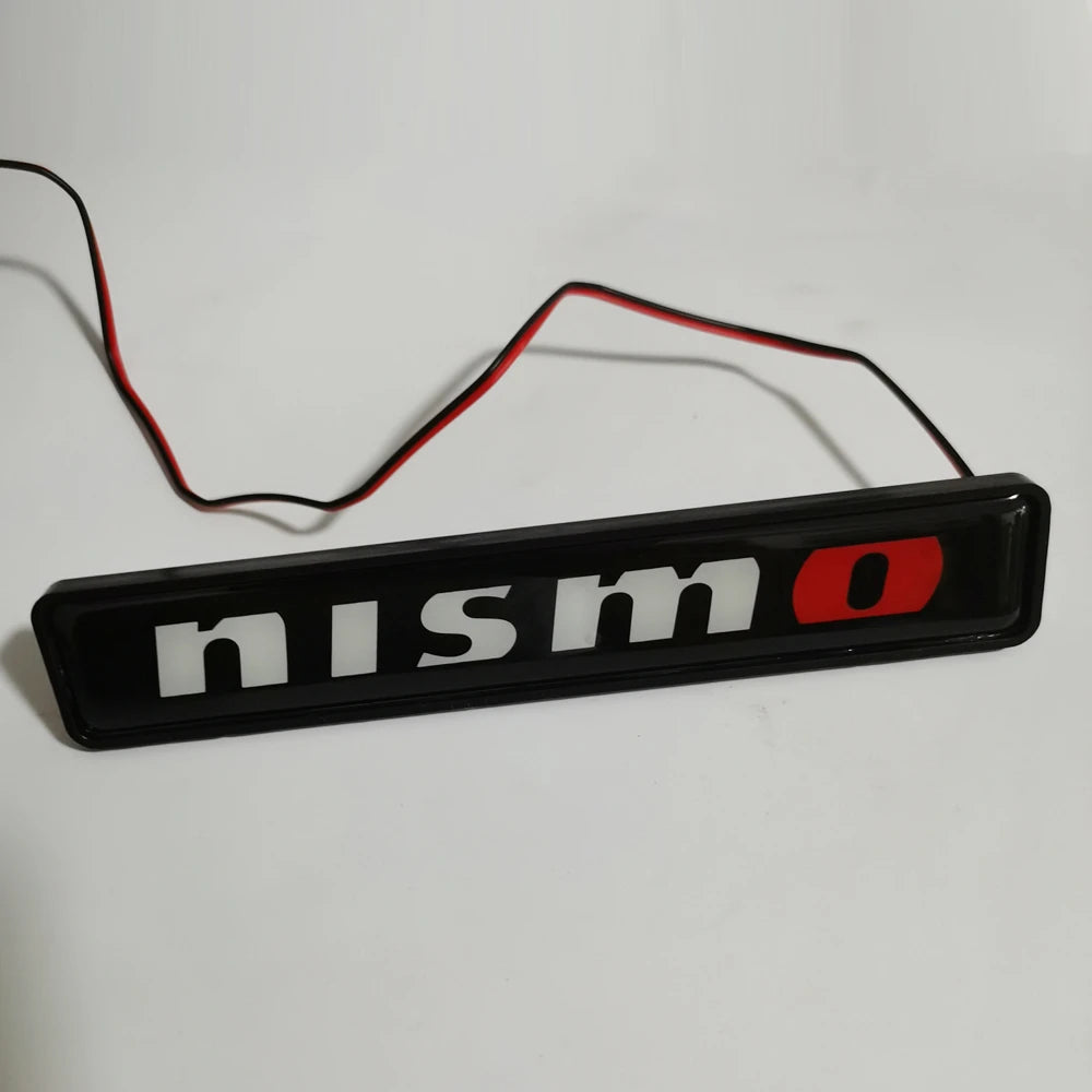 LED Logo Light For Nismo Car Logo Led Lighted Emblem Badge Nameplater