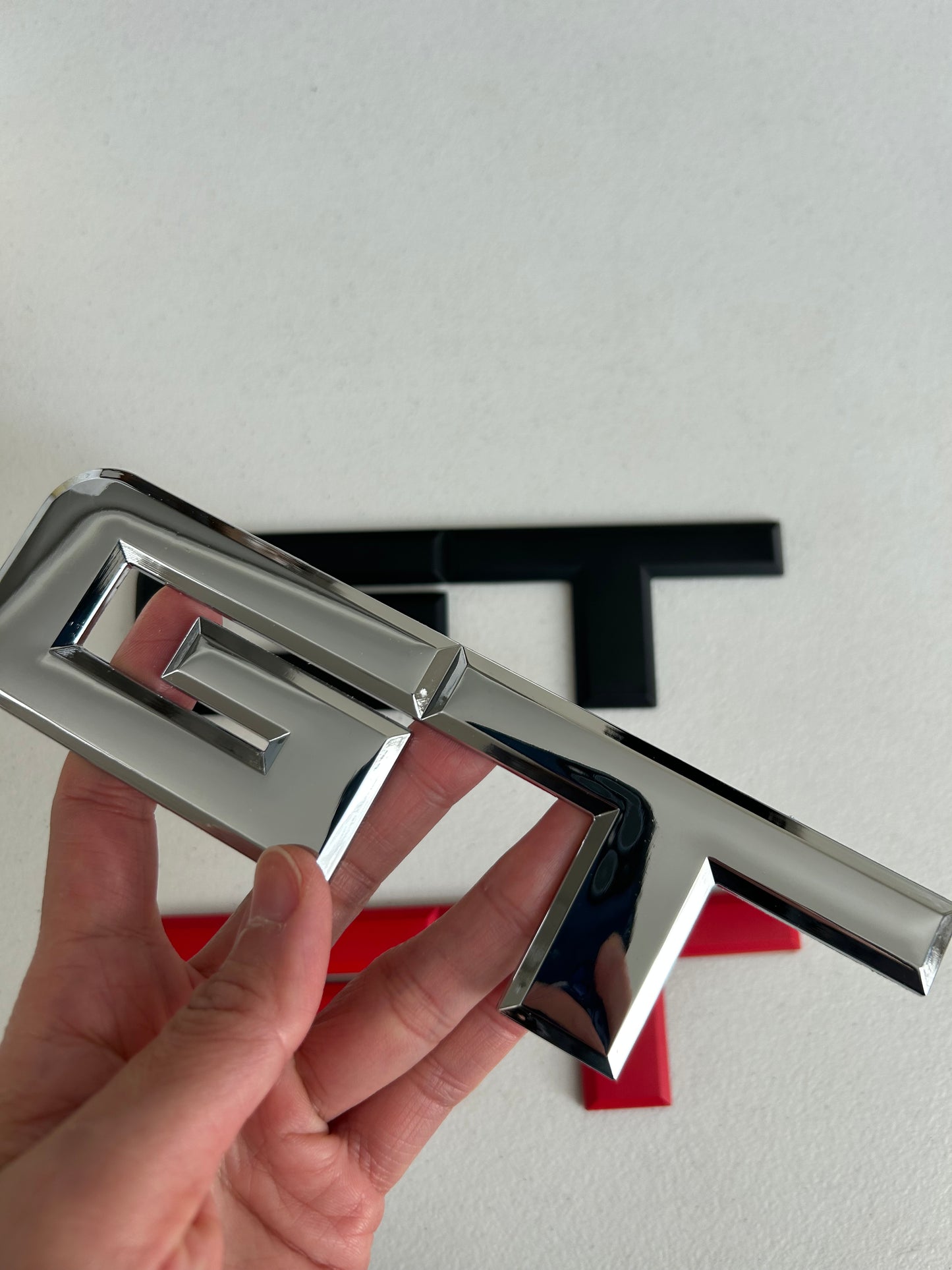 Ford GT Emblem Letter Badge For 2015 - 2022 Mustang Trunk Decklid Tail Rear