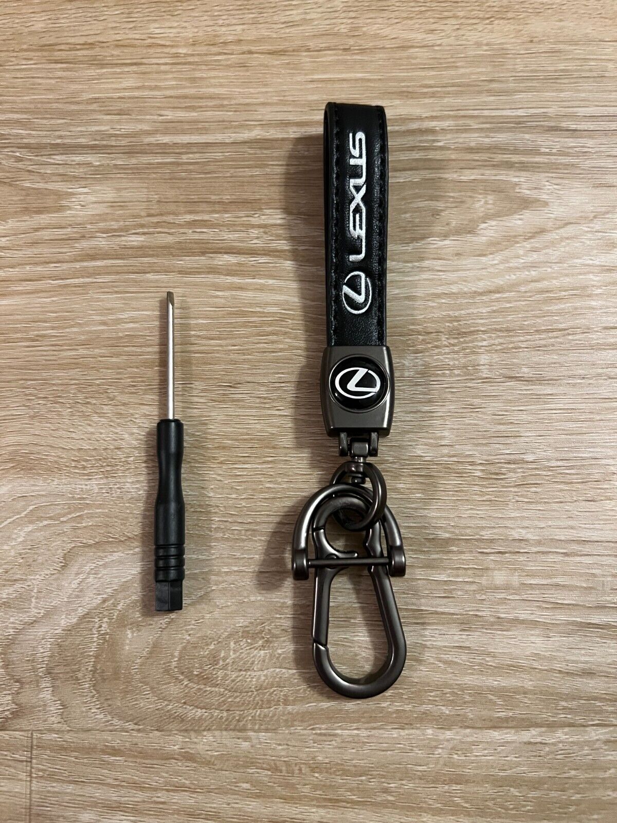 Keychain for Lexus Genuine Leather Made