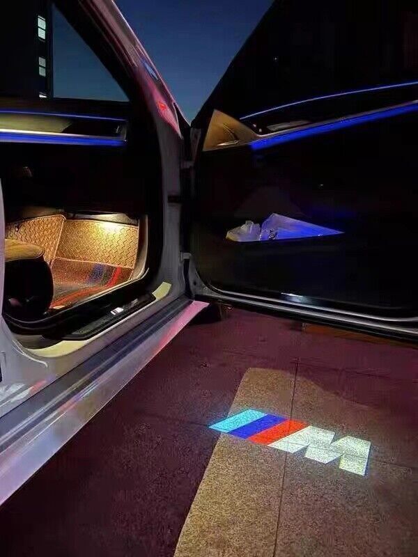 For BMW Laser Door Logo Lights Ghost Shadow Projector Car Courtesy Welcome Light