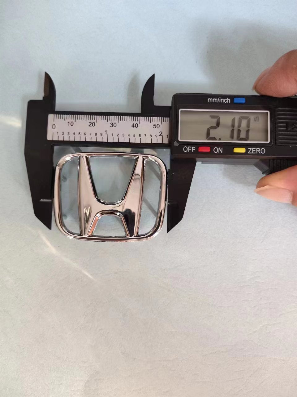 Honda Steering Wheel Emblem For Accord 2006-2007 Chrome Air Bag LOGO Badge Nameplate SILVER
