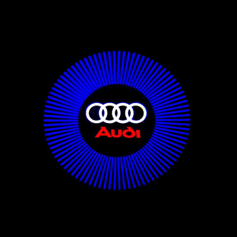 For Audi Laser Door Logo Lights Ghost Shadow Projector Car Courtesy Welcome Light
