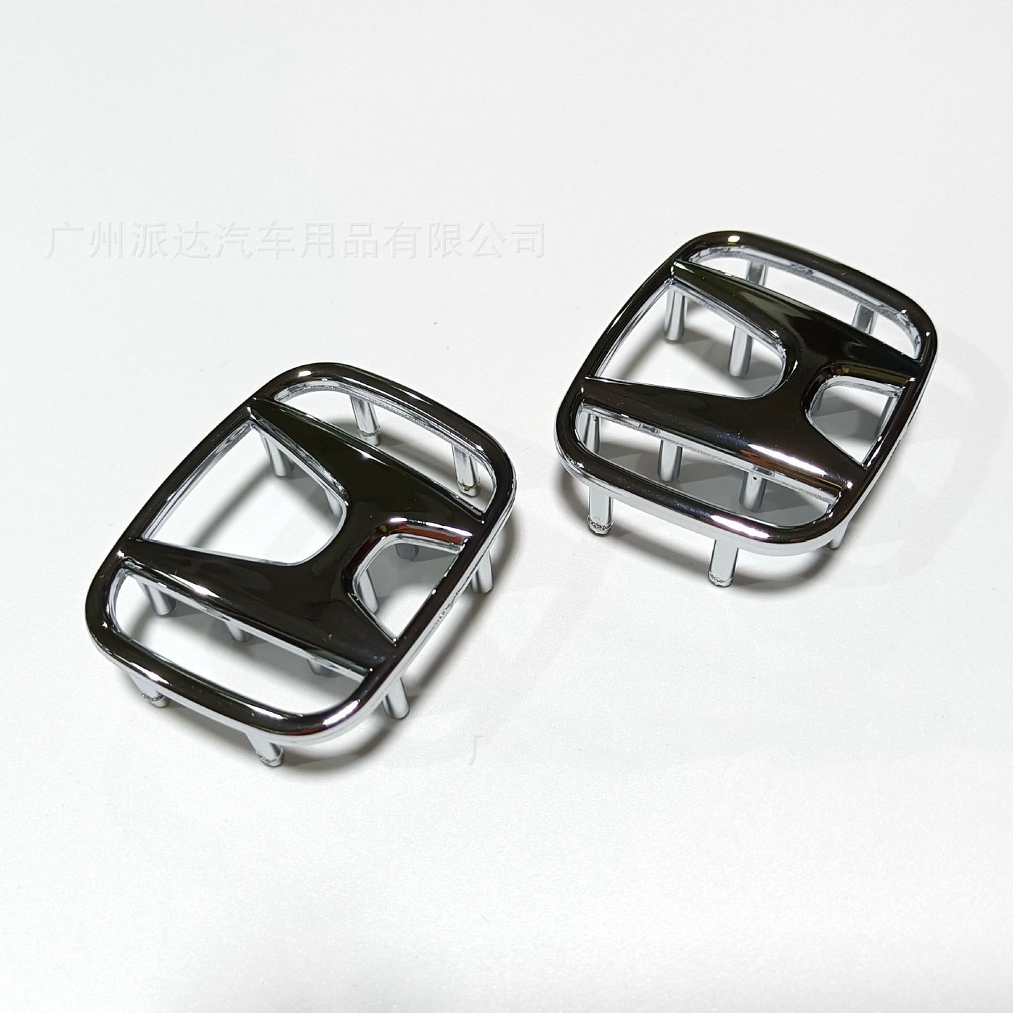 Honda Steering Wheel Emblem For Accord 2006-2007 Chrome Air Bag LOGO Badge Nameplate SILVER