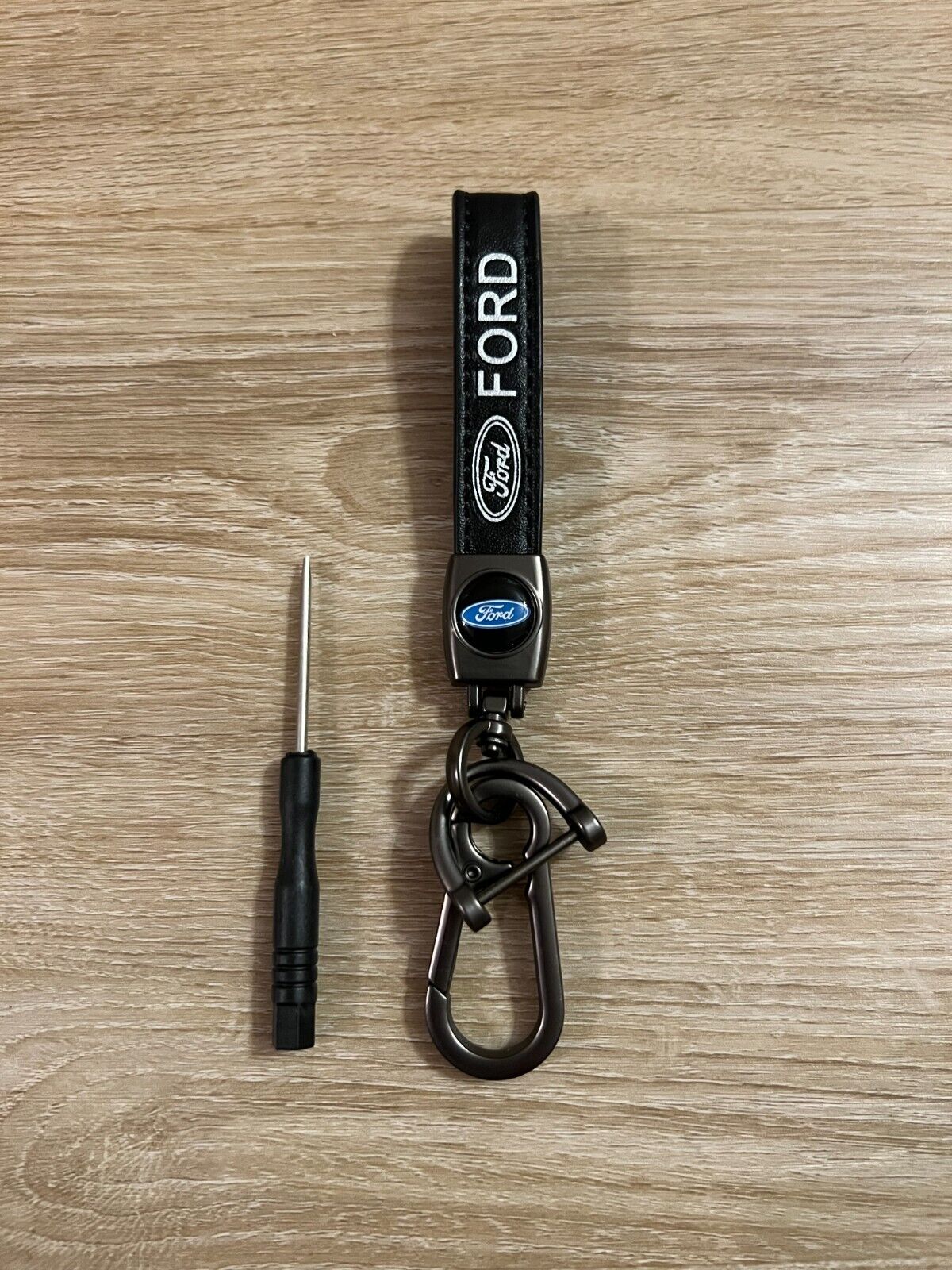 Keychain for Ford Genuine Leather Made