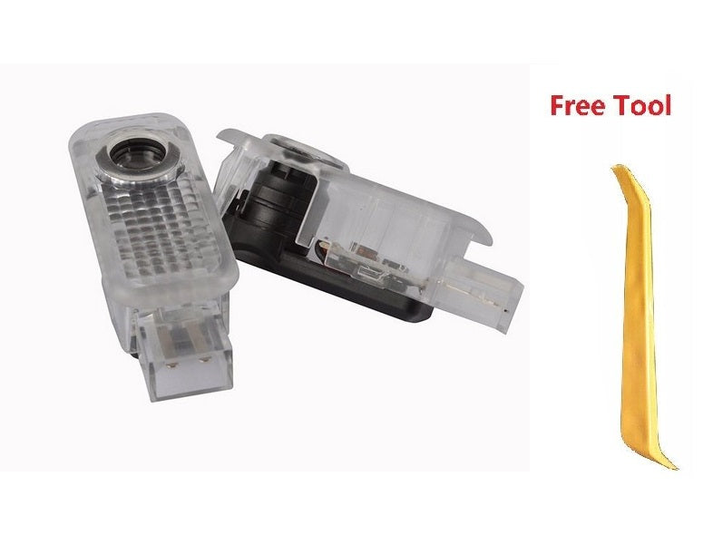 For Audi A7 Q3 Q5 Q7 RS R8 SLINE Laser Door Logo Lights Ghost Shadow Projector Car Courtesy Welcome Light