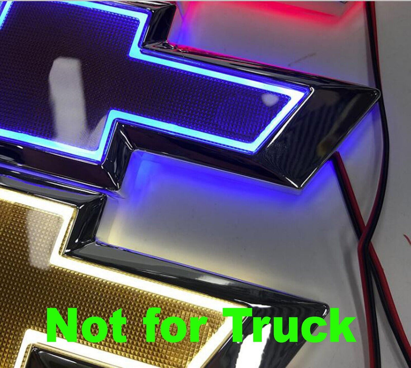 Chevrolet 5D LED Logo Light Car Logo Led Lighted Emblem Tail Rear Badge Sedan Trunk Cruze