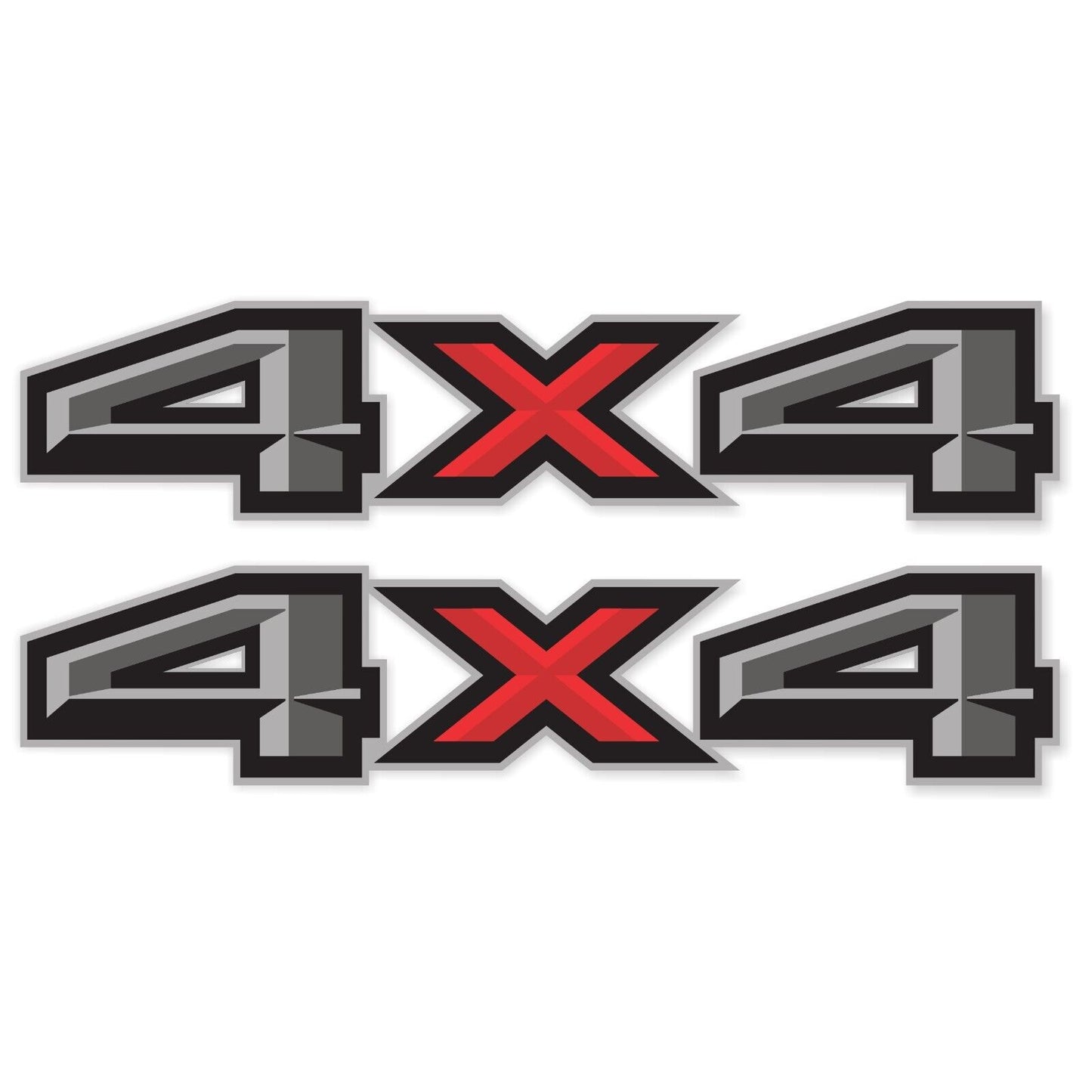 Ford 2PCS 4X4 Off Road Decals Stickers for 2017 F150 Truck Bed Side Letter Graphics