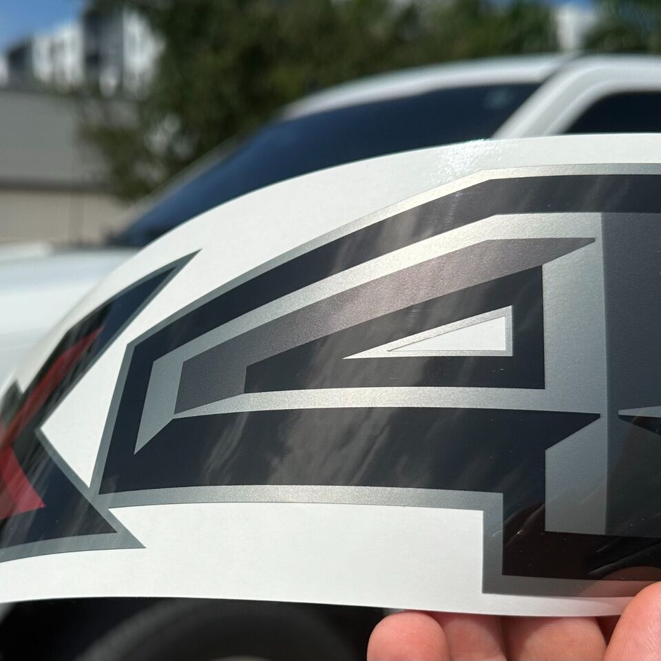 Ford 2PCS 4X4 Off Road Decals Stickers for 2017 F150 Truck Bed Side Letter Graphics