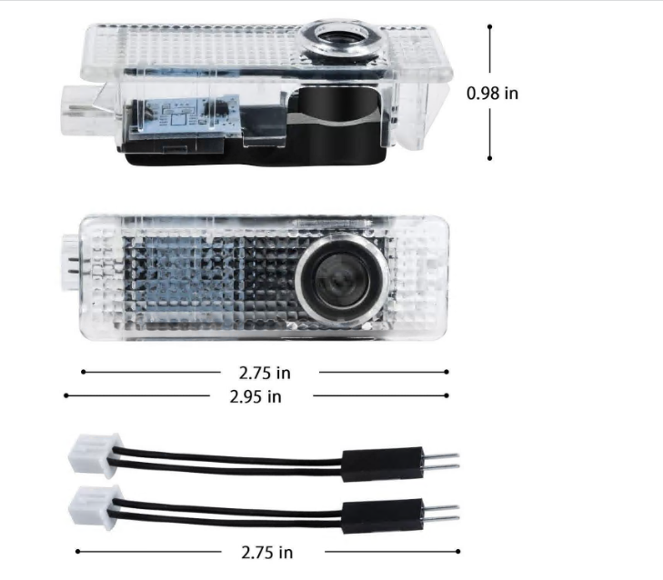 For BMW Laser Door Logo Lights Ghost Shadow Projector Car Courtesy Welcome Light
