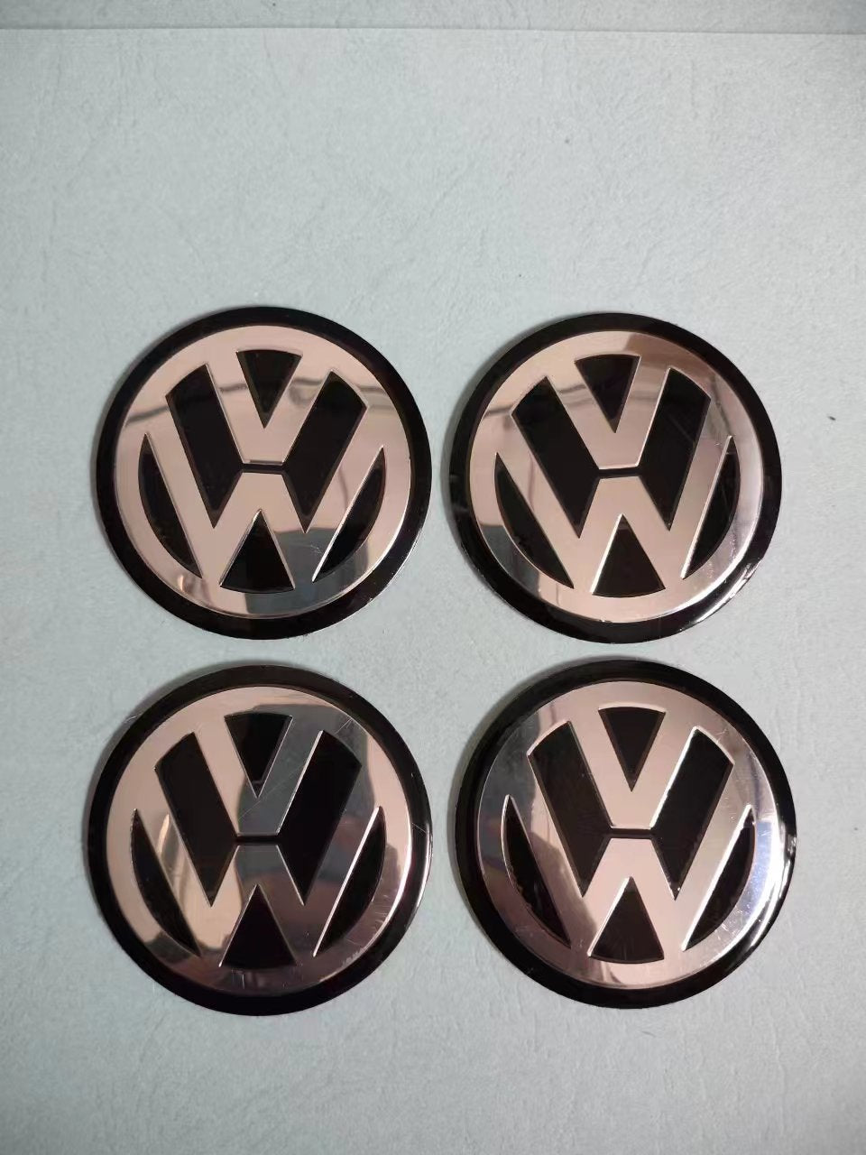 VW 4PC Steering Wheel Sticker Cover Hub Cap Emblem Badge Logo for Volkswagon