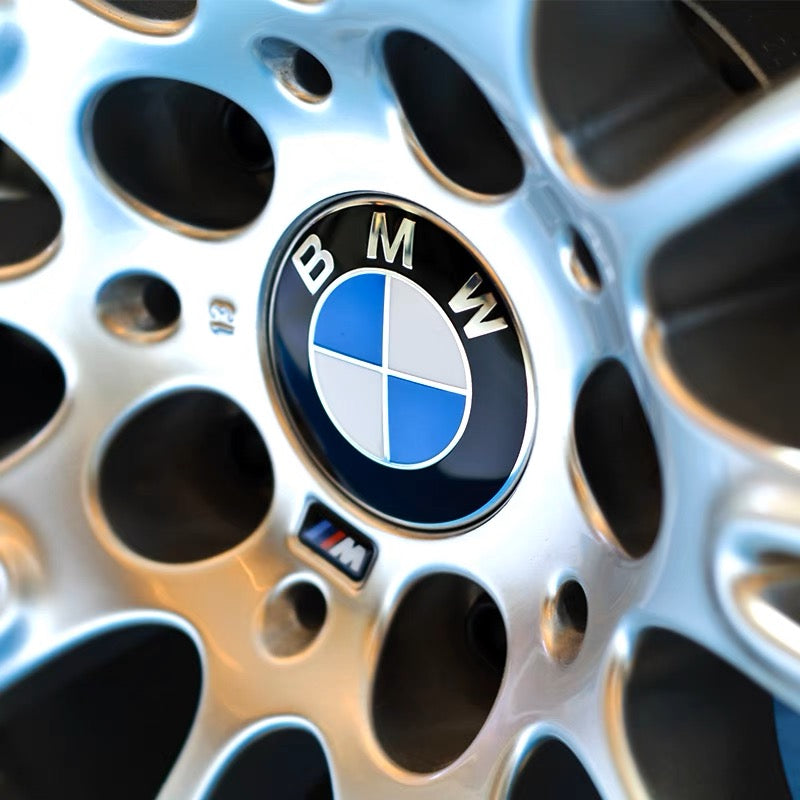 BMW 4PC Wheel Center Hub Cap Emblem 56mm 68mm