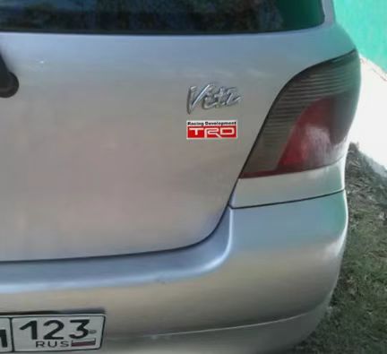 3D Metal TRD Emblem Sticker Decal Toyota Racing Development Tailgate Badge