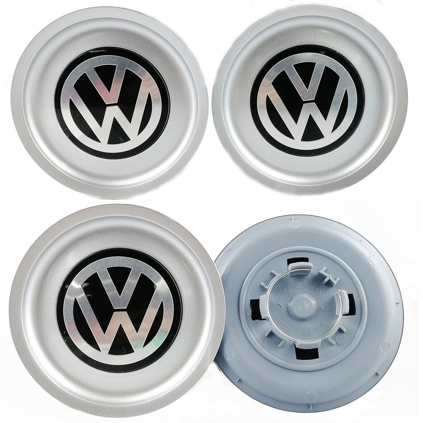 VW 4PC Wheel Center Hub Cap Emblem Badge Logo for Volkswagen 150mm 5.9" inch