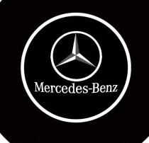 For Mercedes-Benz Laser Door Logo Lights Ghost Shadow Projector Car Courtesy Welcome Light