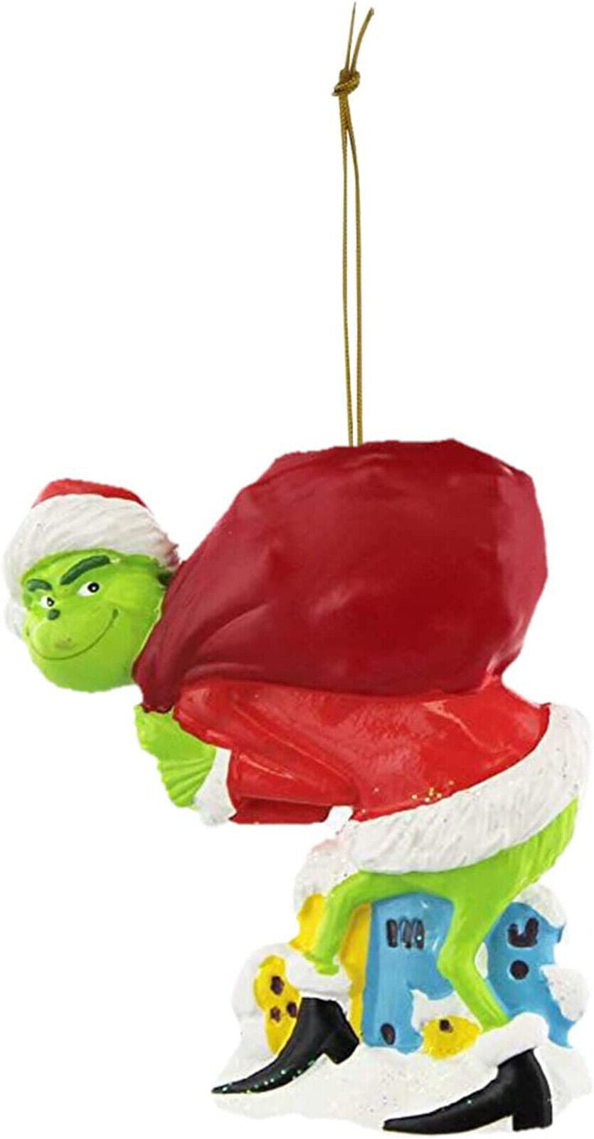 Merry Christmas Grinch Ornaments Xmas Tree Hanging Figure Pendant Home Decoration