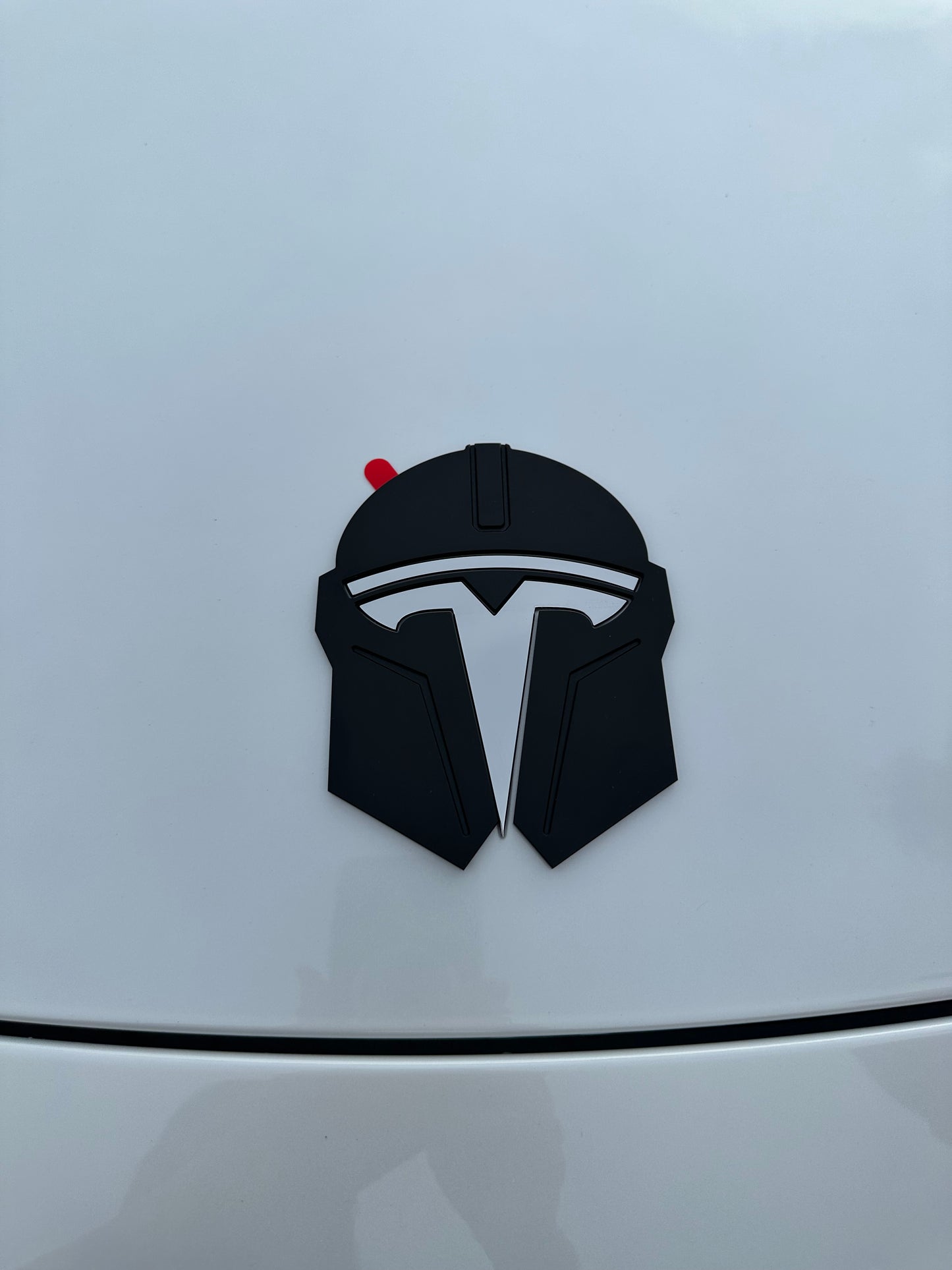 Tesla Model Y 3 Front Grille Hood LOGO Badge Emblem T Letter