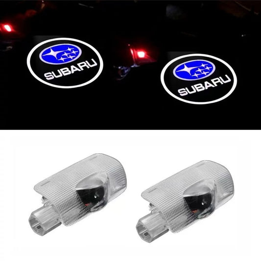 4pc Subaru Door Logo Light LED Laser Ghost Shadow Car Courtesy Projector Welcome