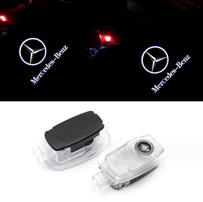 For Mercedes-Benz S Series W221 Laser Door Logo Lights Ghost Shadow Projector Car Courtesy Welcome Light