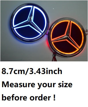 Mercedes-Benz 5D LED Logo Light Car Logo Led Lighted Emblem Tail Rear Badge S300L S350