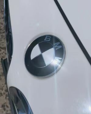BMW Emblem Overlay Decal Sticker Complete Kit | PRECUT