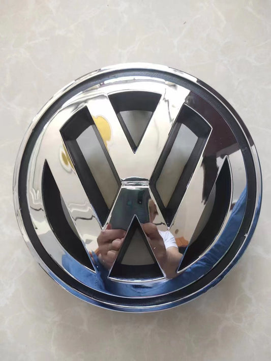 VW Volkswagen Front Grille Emblem For 2005-2012 Passat Jetta Tiguan Sedan-Wagon Chrome Badge Logo Nameplate 6" inch