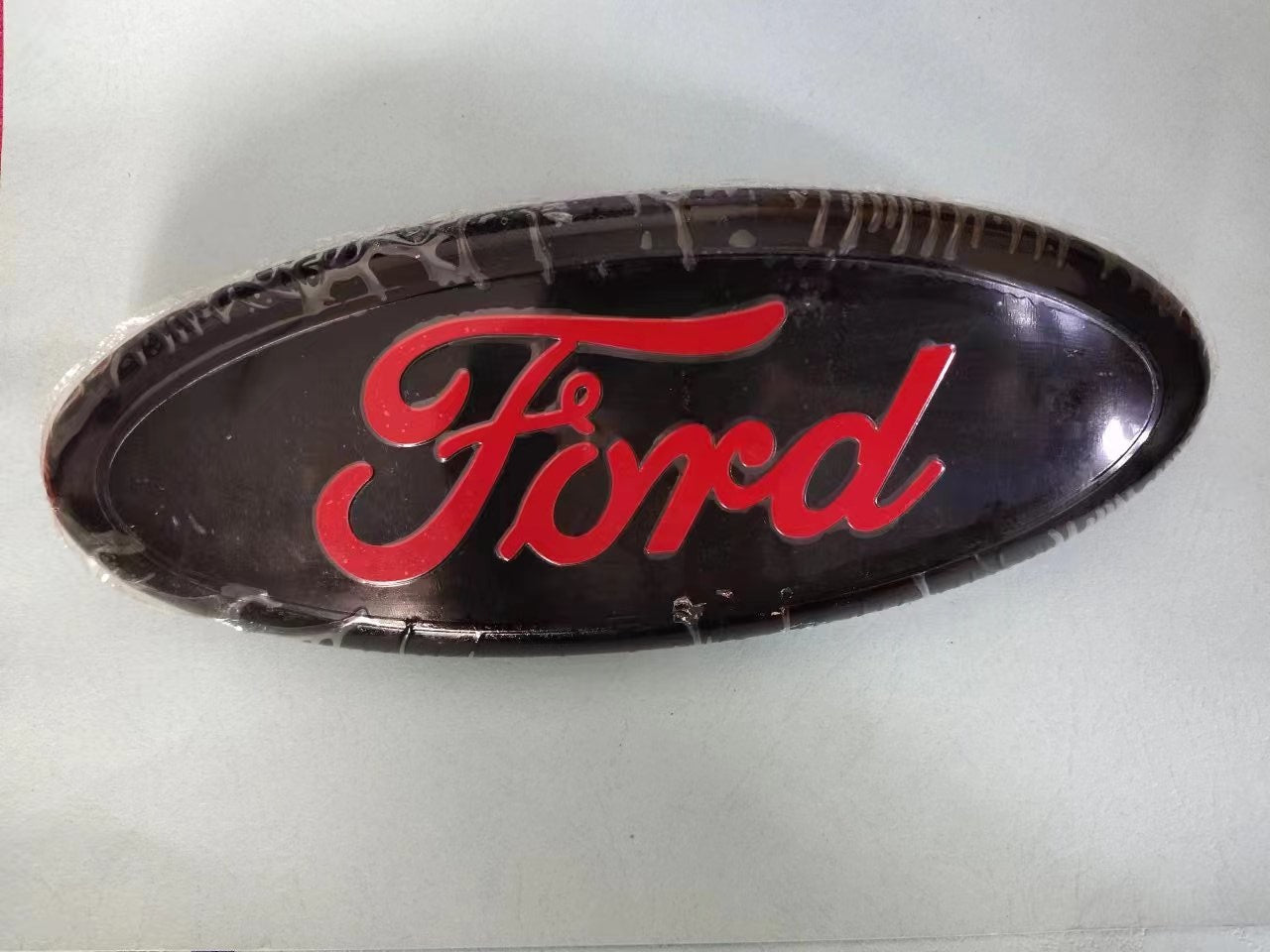 FORD 9" inch Front Grill Emblem & Tailgate LOGO For F150 F250 F350 Oval 3M Adhesive Badge Nameplate