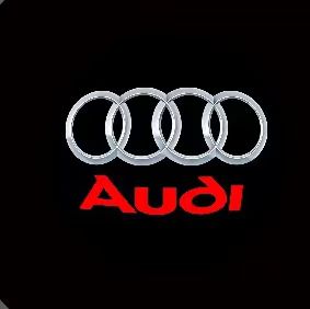 For Audi Laser Door Logo Lights Ghost Shadow Projector Car Courtesy Welcome Light