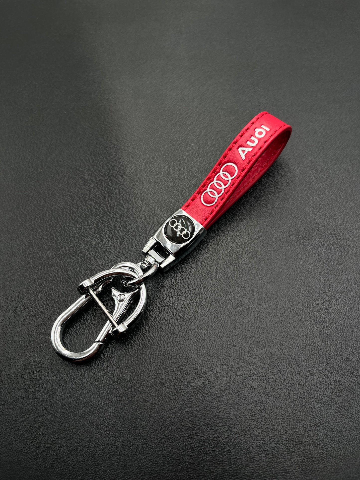 Keychain for Audi Genuine Leather Made