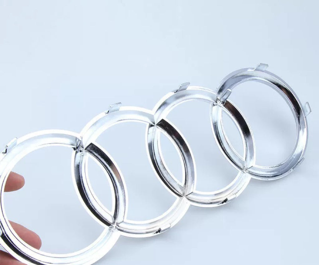Audi 3182501800 Stainless Steel Key Chain with Audi Ring Audi 3182501800 Stainless Steel Key Chain with Audi Ring