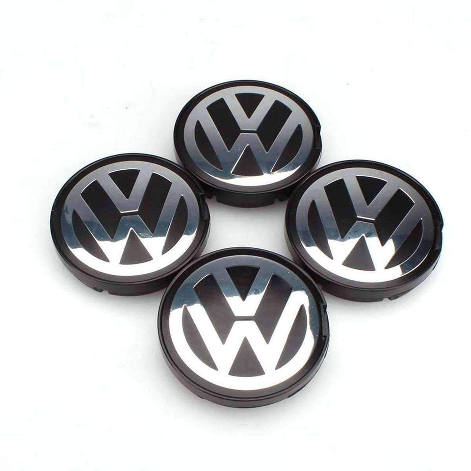 VW 4PC Wheel Center Hub Cap Emblem Badge Logo for Volkswagen 56mm 2.2" inch