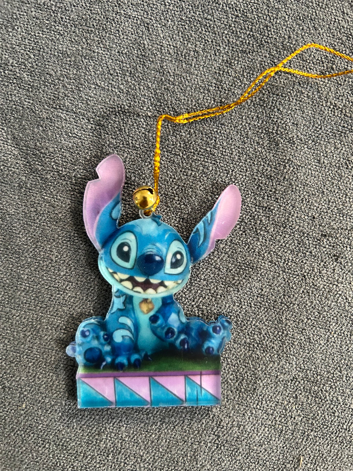 2D Christmas Stitch Ornaments Xmas Tree Hanging Figure Grinch Pendant Decoration