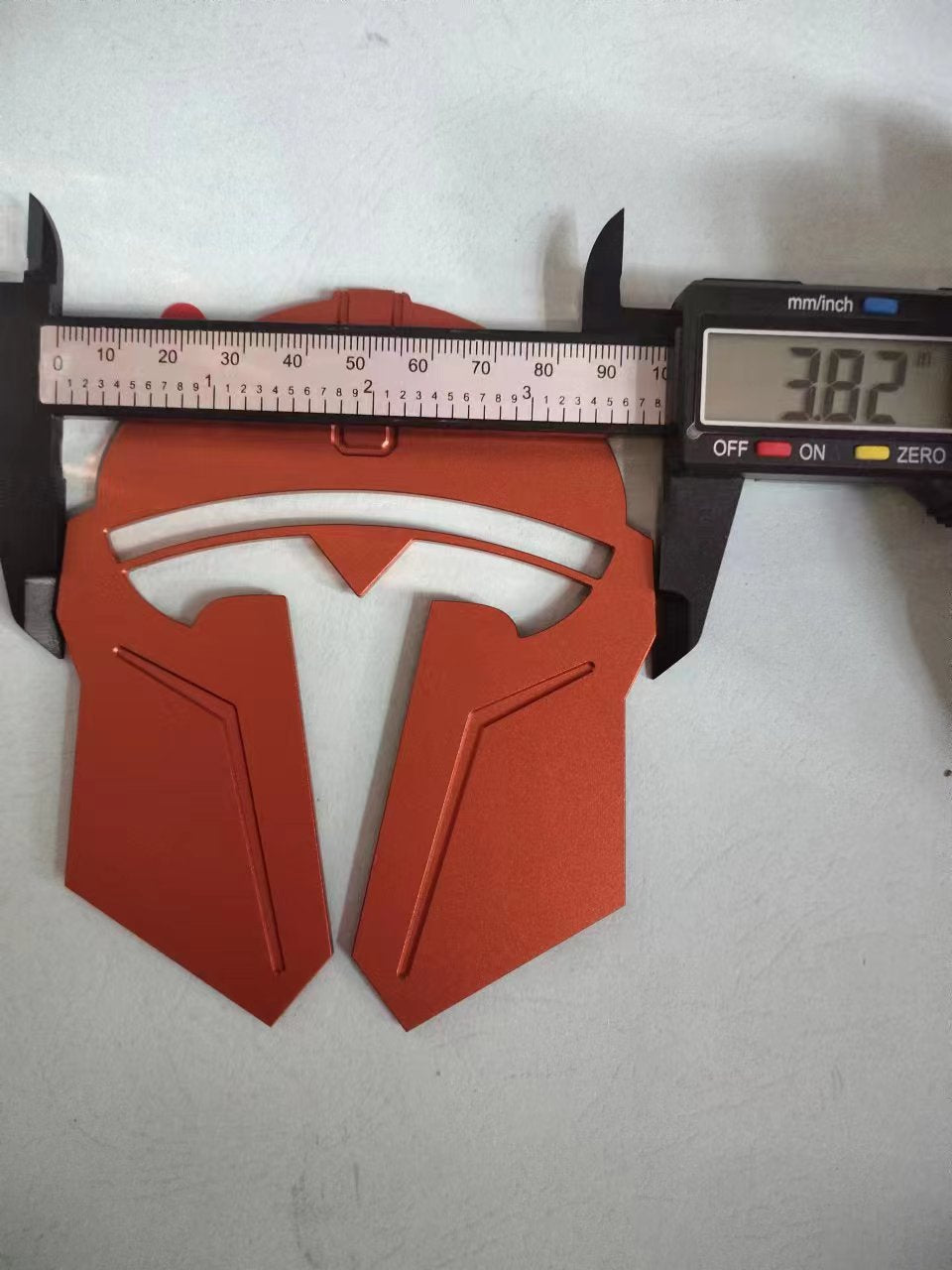 Tesla Model 3 Y Front Grille Hood LOGO Badge Emblem Decoration Helmet