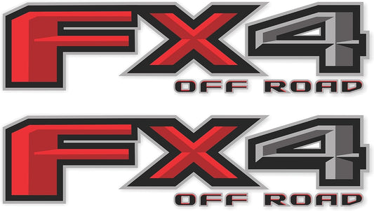 Ford 2PCS 2015-19 F150 FX4 Off Road Decals Stickers Truck Bed Side 4WD