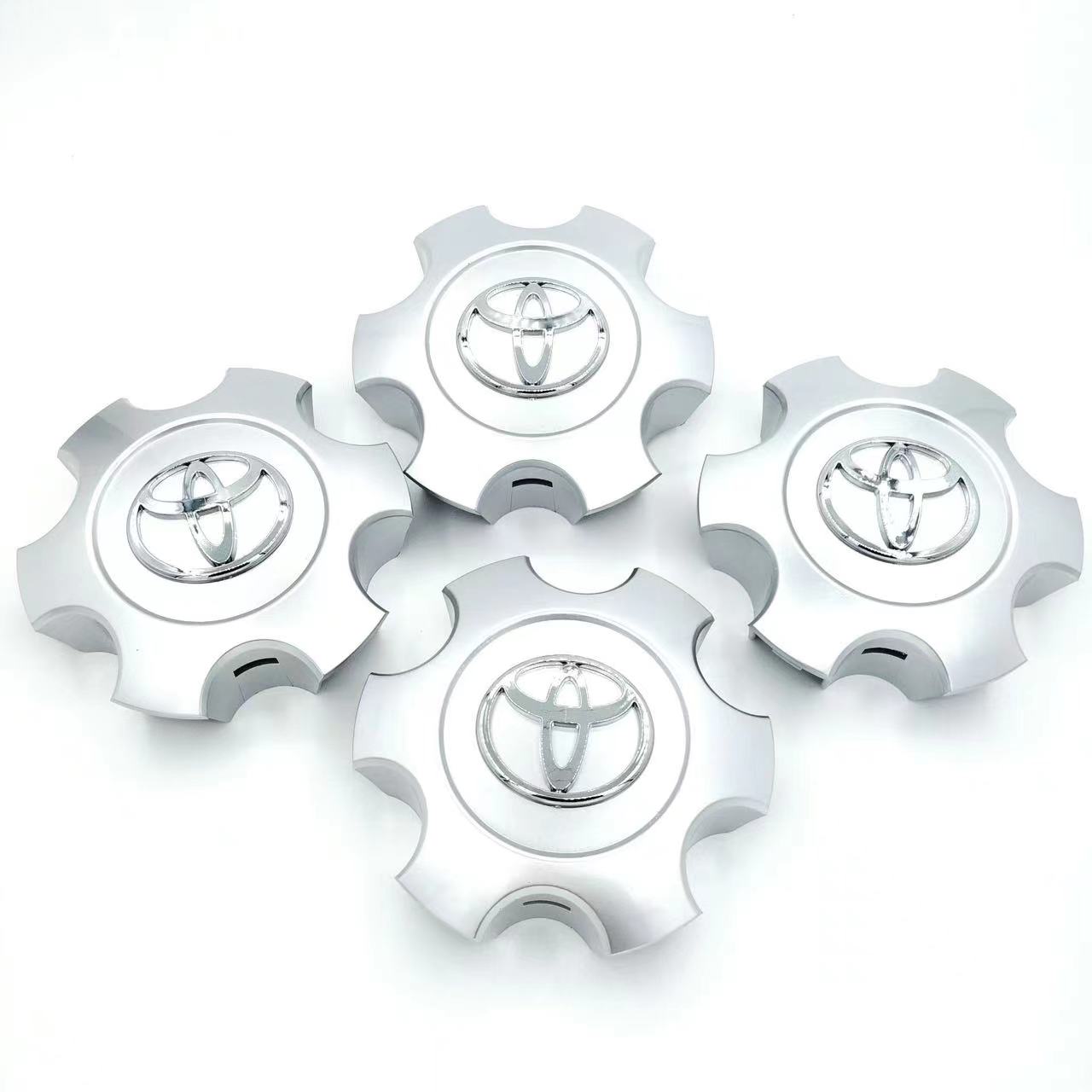 Toyota Wheel Center Hub Cap Emblem 140mm for Sequoia Tundra 2003-2007 Silver logo 56069440