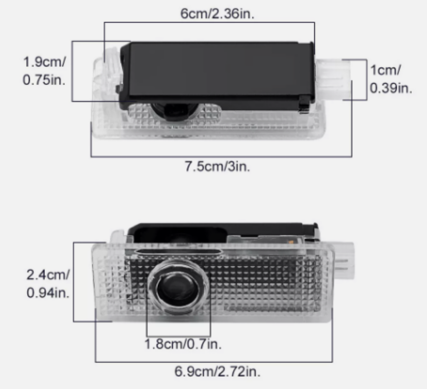 4x LED Door Light Welcome Ghost Shadow Projector For Land Rover Discovery Range