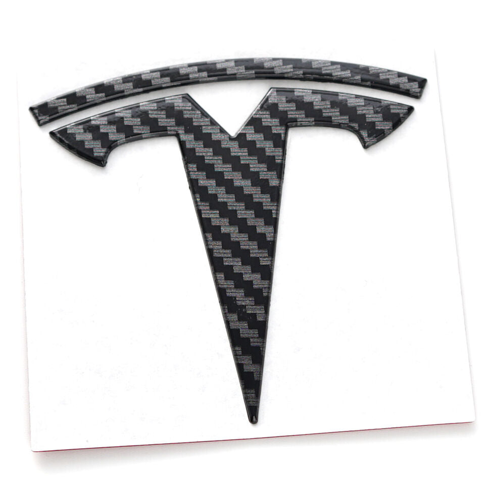 Tesla Model Y 3 Front Grille Hood LOGO Badge Emblem T Letter