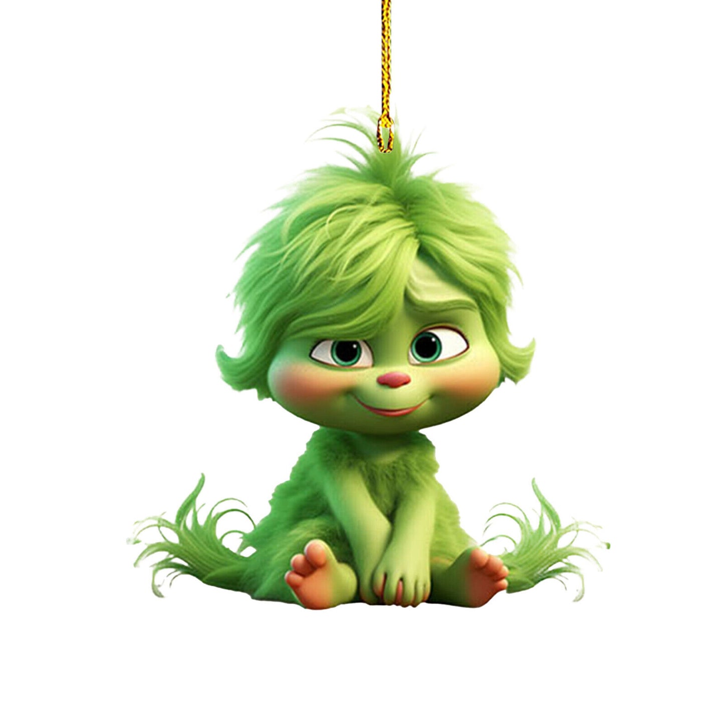 3 inch Christmas Grinch Ornaments Xmas Tree Hanging Decoration Figure Pendant