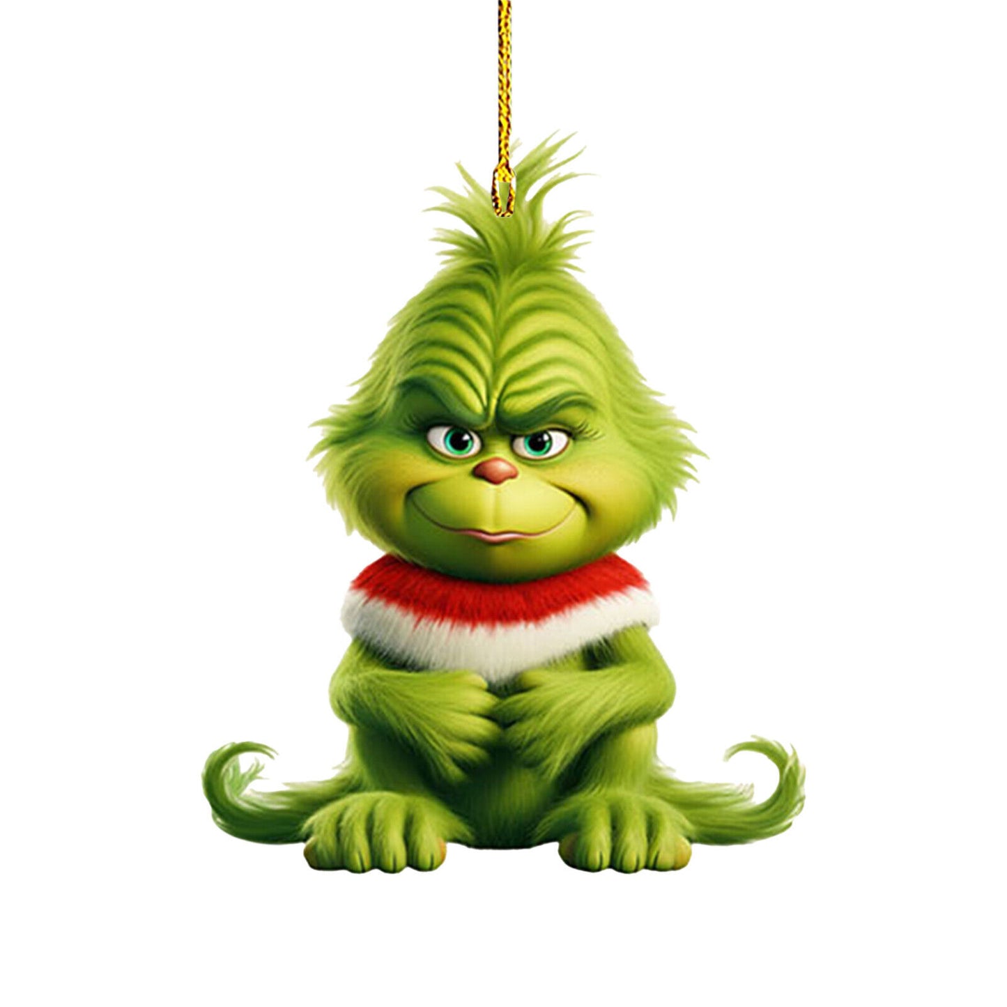 3 inch Christmas Grinch Ornaments Xmas Tree Hanging Decoration Figure Pendant