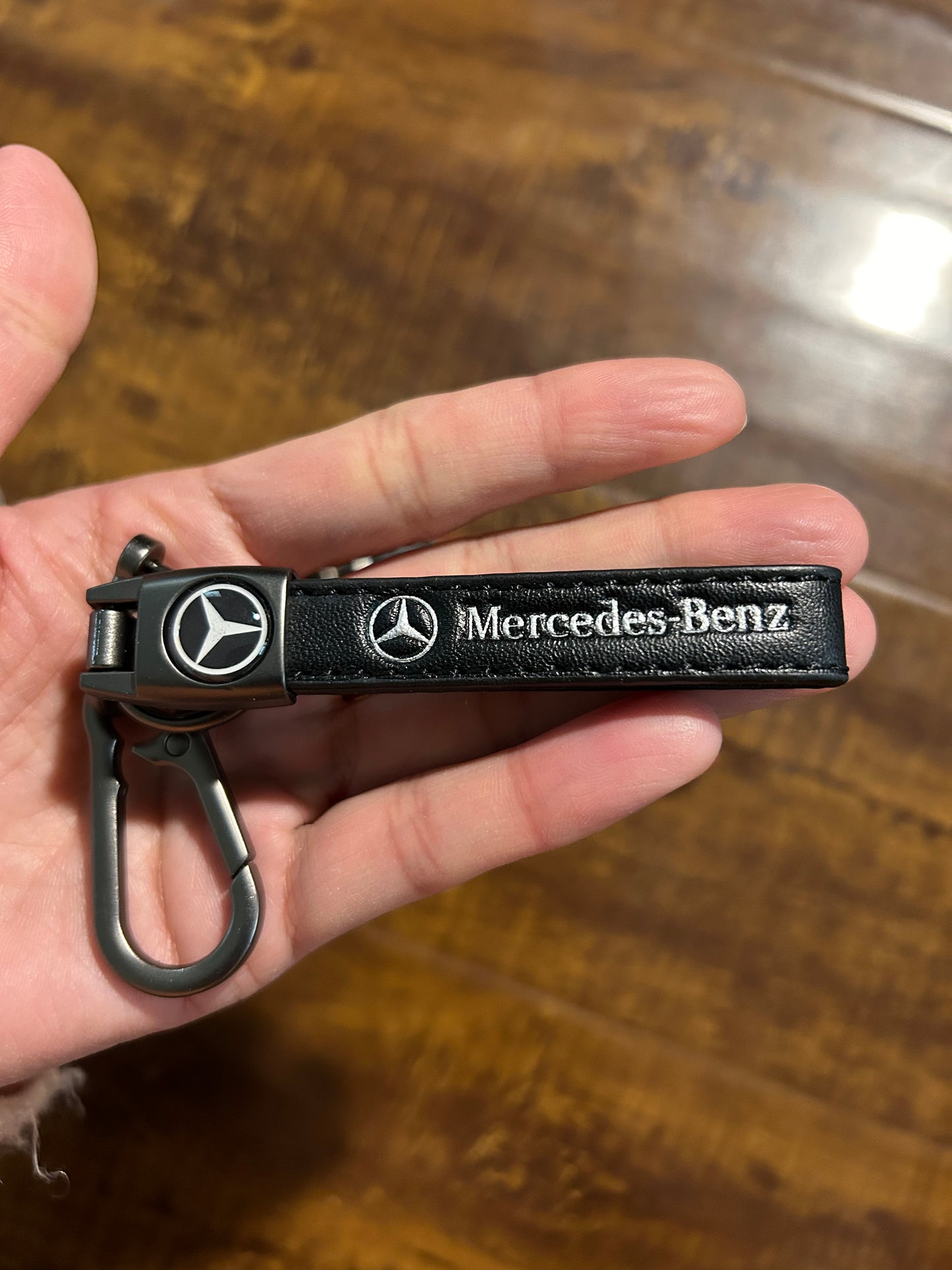 Keychain for Mercedes Benz Genuine Leather Made