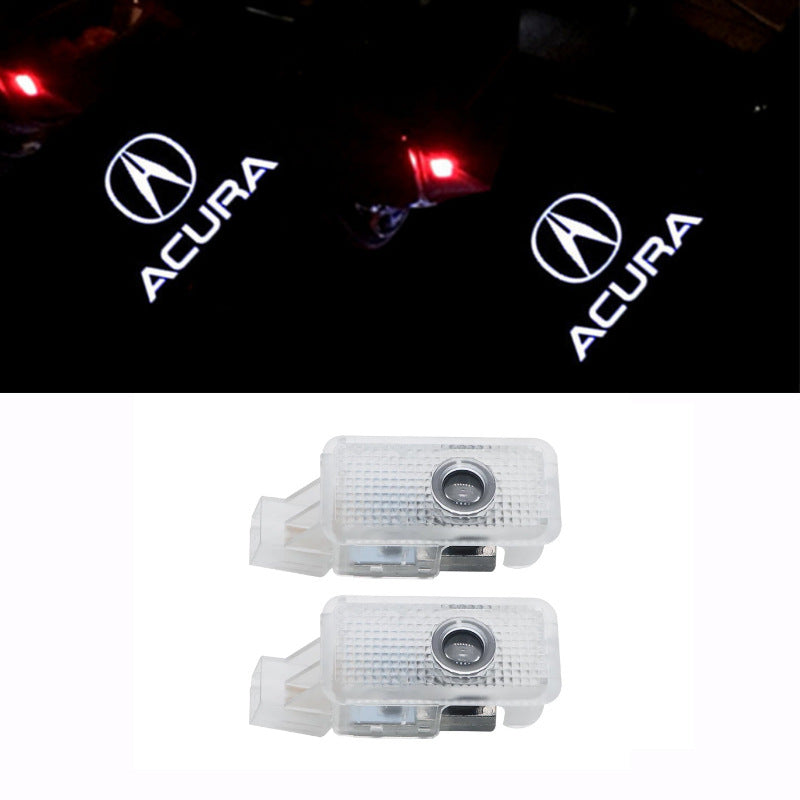 For Acura Laser Door Logo Lights Ghost Shadow Projector Car Courtesy Welcome Light