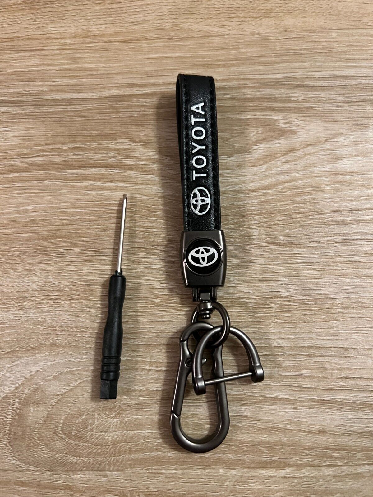 Keychain for Toyota Genuine Leather Made